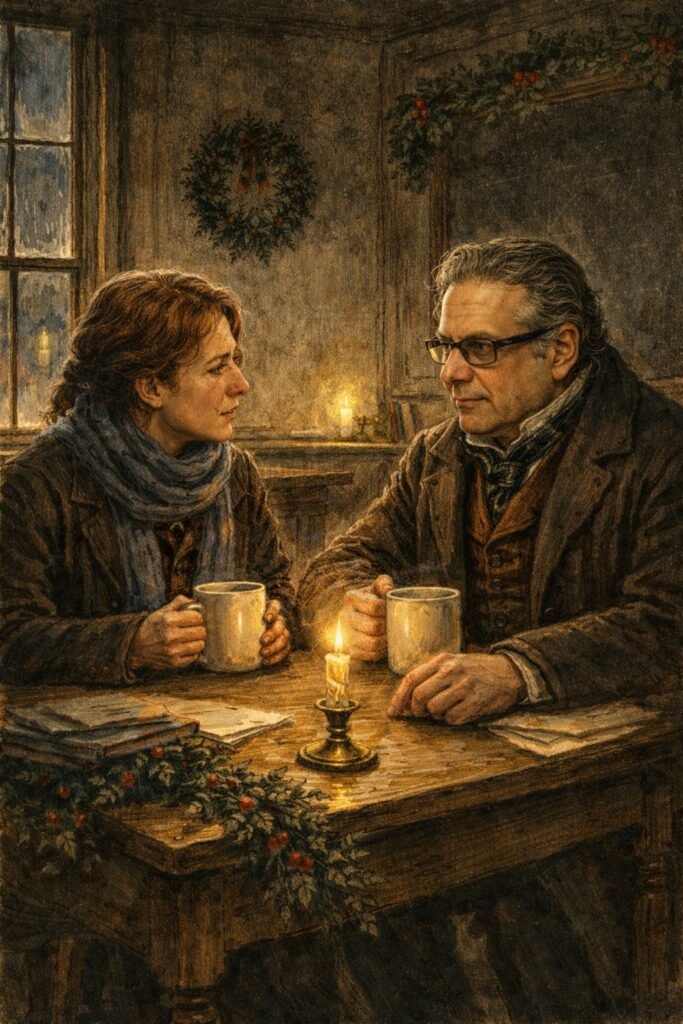 ELT Vista 
Christmas conversation by candlelight