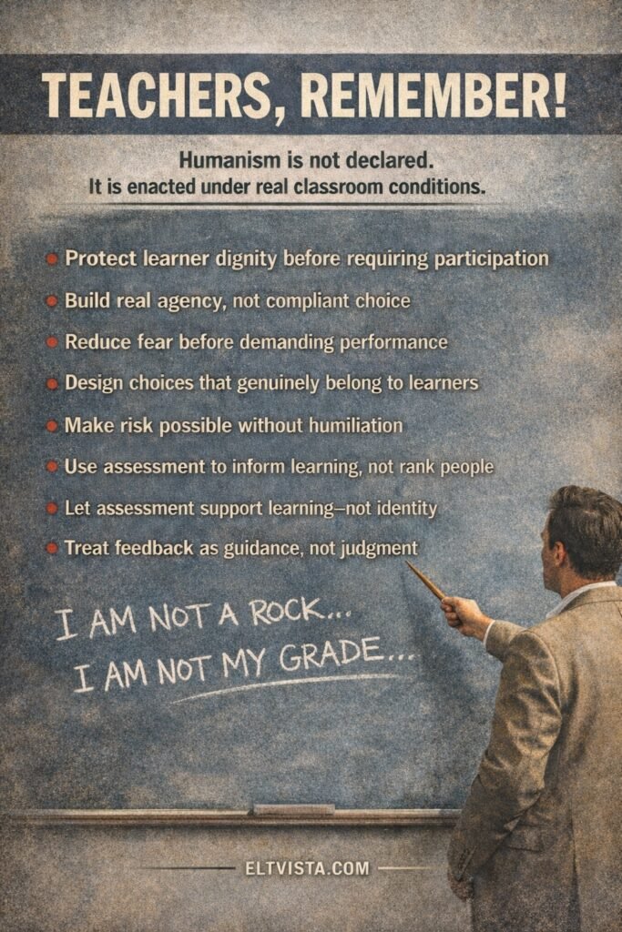I am not my grade ELT Vista