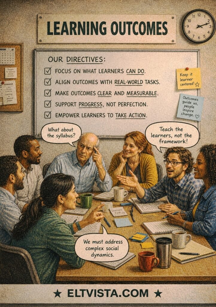 TESOL, CEFR, Learning Outcomes, ELT Vista
